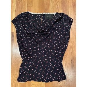 Rachel Comey Black Silk Top..Gently Used..XS